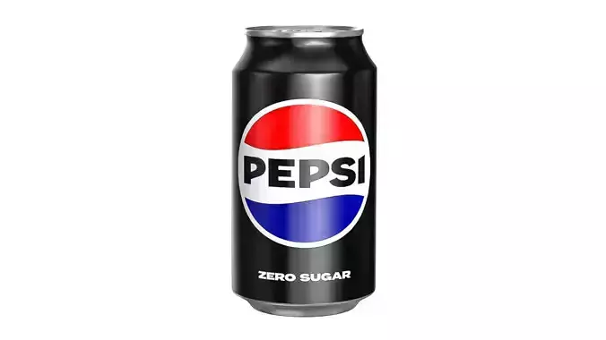 Pepsi Zero Drink Can 355ml 11 Low-poly 3D model