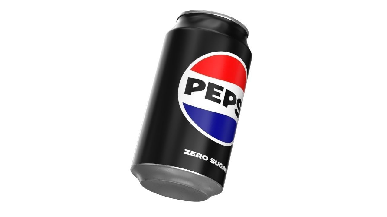 Pepsi Zero Drink Can 355ml 11 Low-poly 3D model_10
