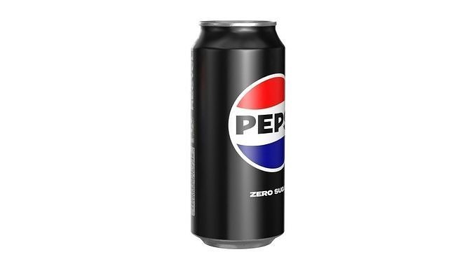 Pepsi Zero Drink Can 473ml 13 Low-poly 3D model 2