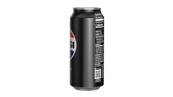 Pepsi Zero Drink Can 473ml 13 Low-poly 3D model 6