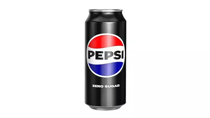 Pepsi Zero Drink Can 473ml 13 Low-poly 3D model