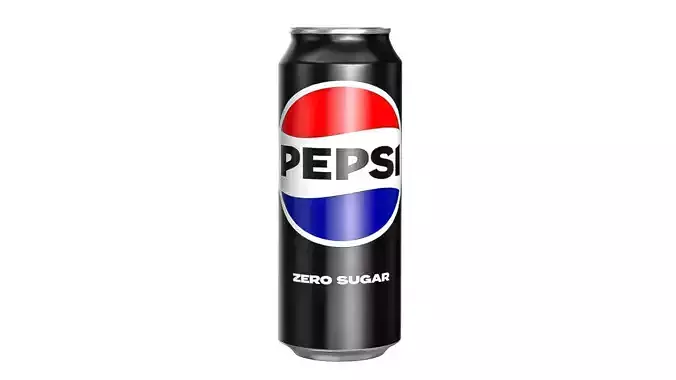 Pepsi Zero Drink Can 500ml 14 Low-poly 3D model