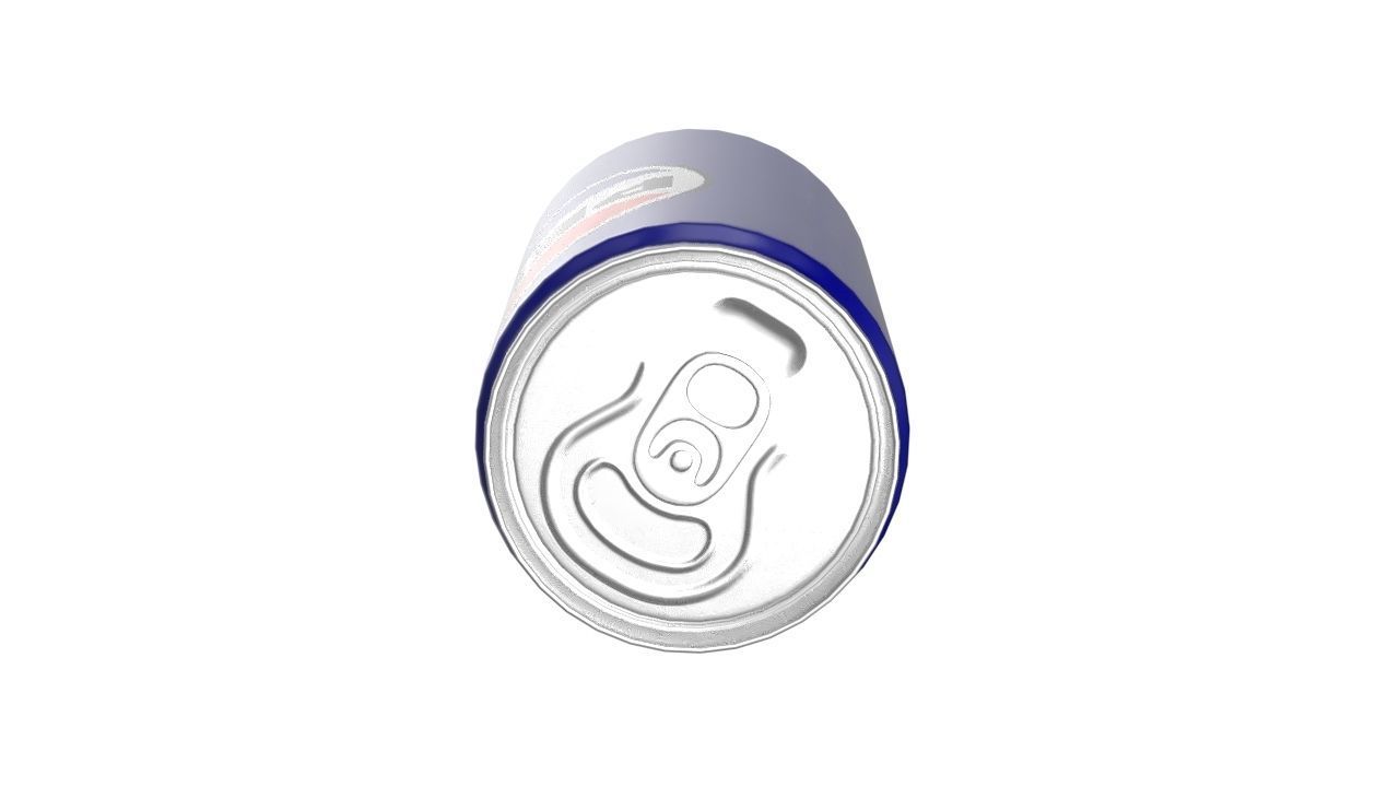Pepsi Drink Can Slim 190ml PBR 01 Low-poly 3D model_14