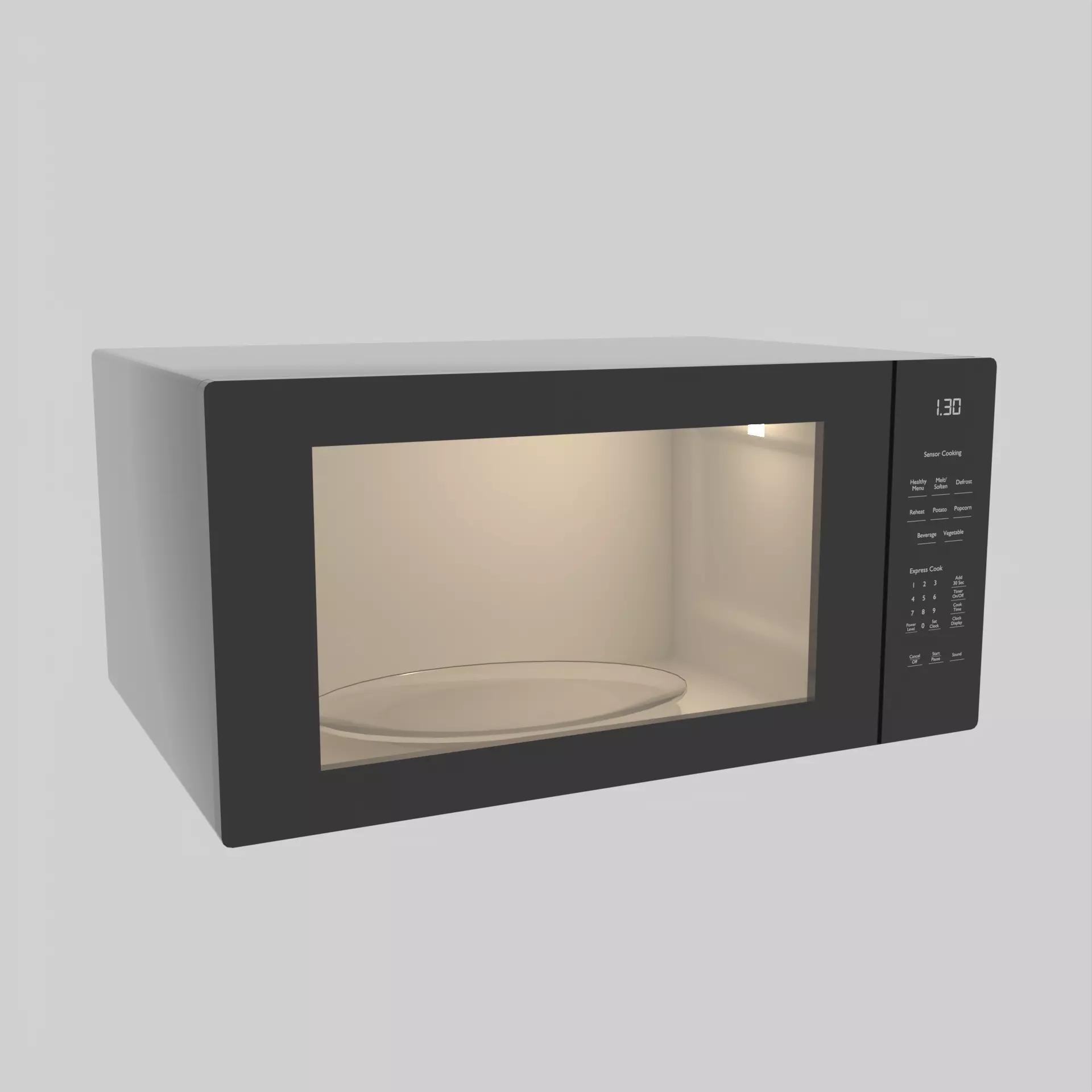 Microwave Oven 3D model_0