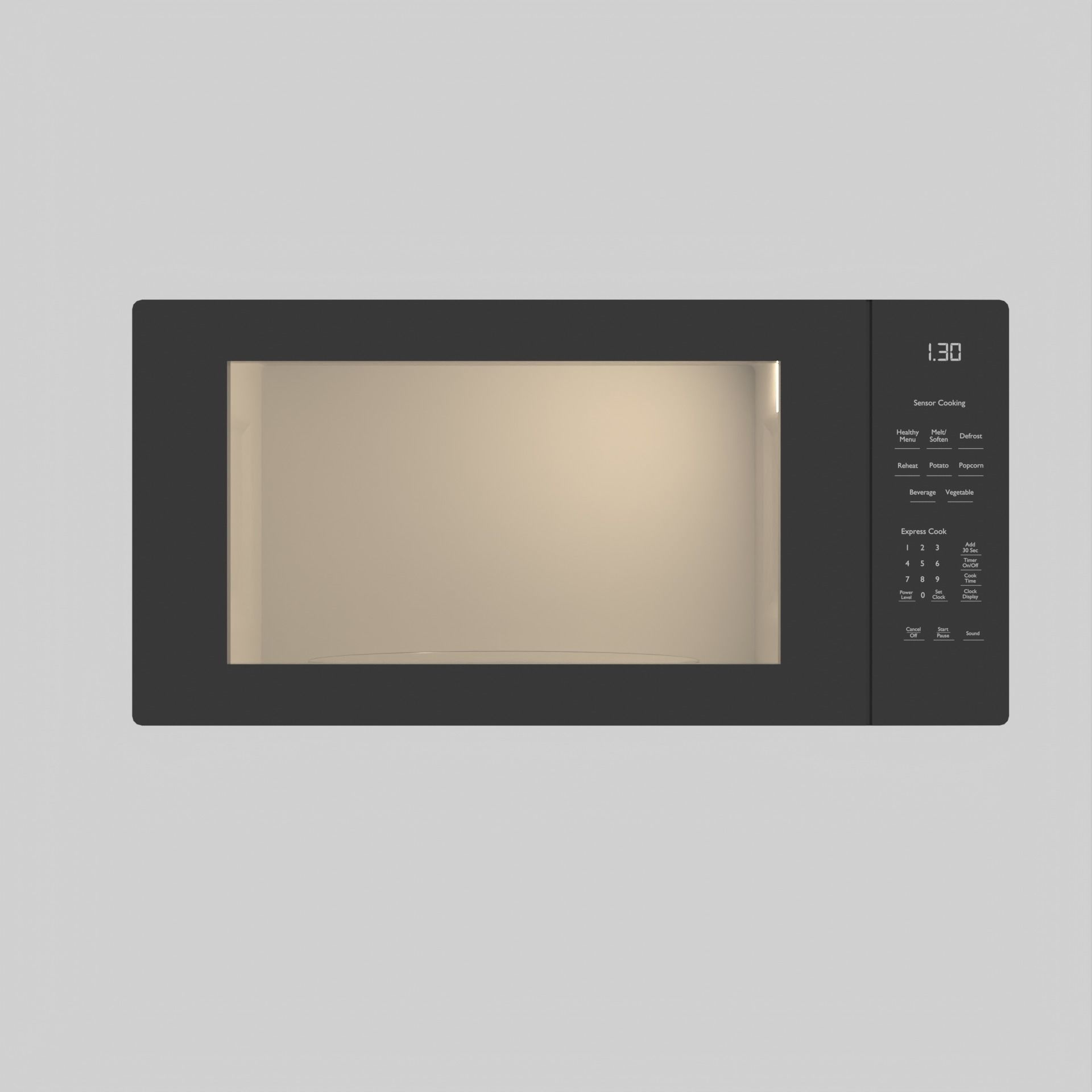 Microwave Oven 3D model_1