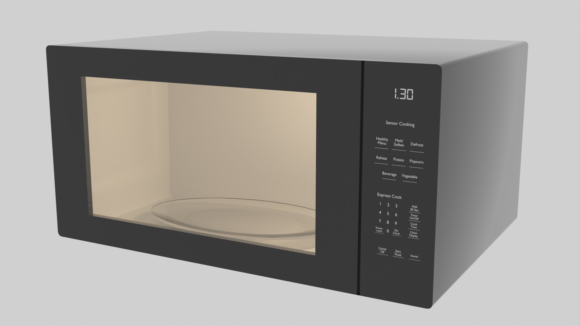 Microwave Oven 3D model_2