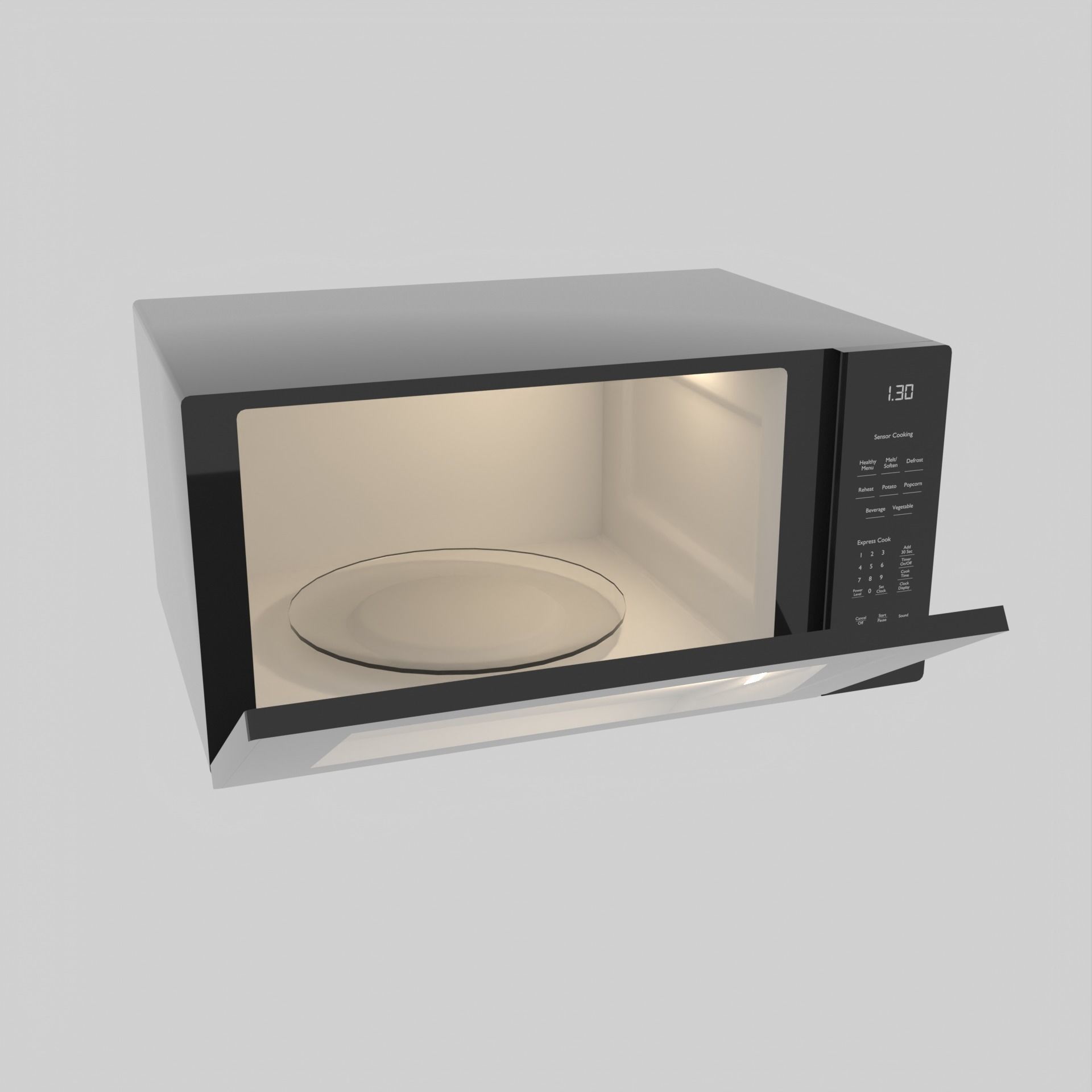 Microwave Oven 3D model_3