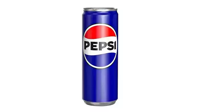 Pepsi Drink Can Slim 250ml PBR 02 Low-poly 3D model