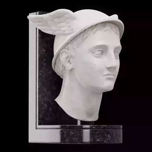 Hermes Head Bookend Holder 3D print model
