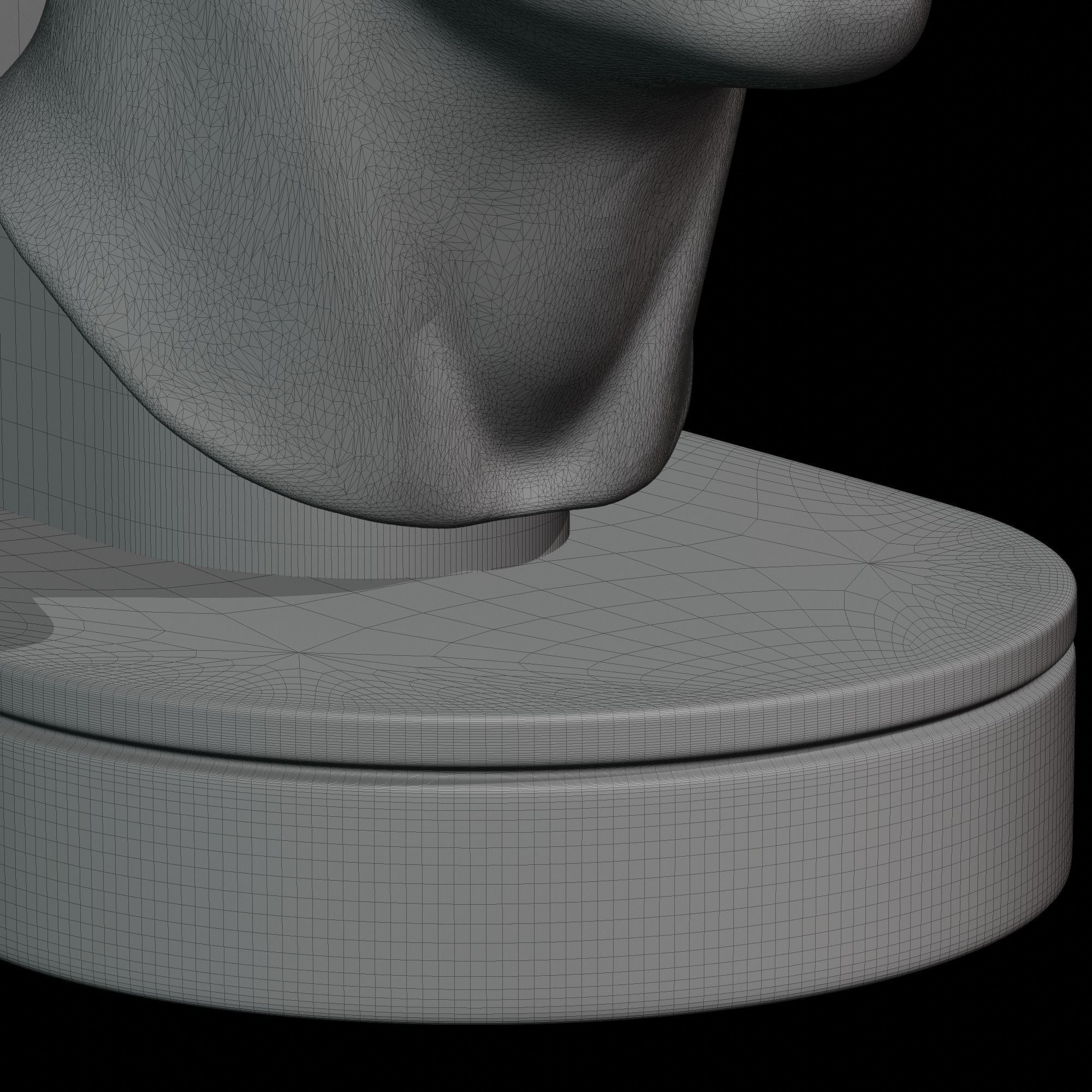 Hermes Head Bookend Holder 3D print model_11