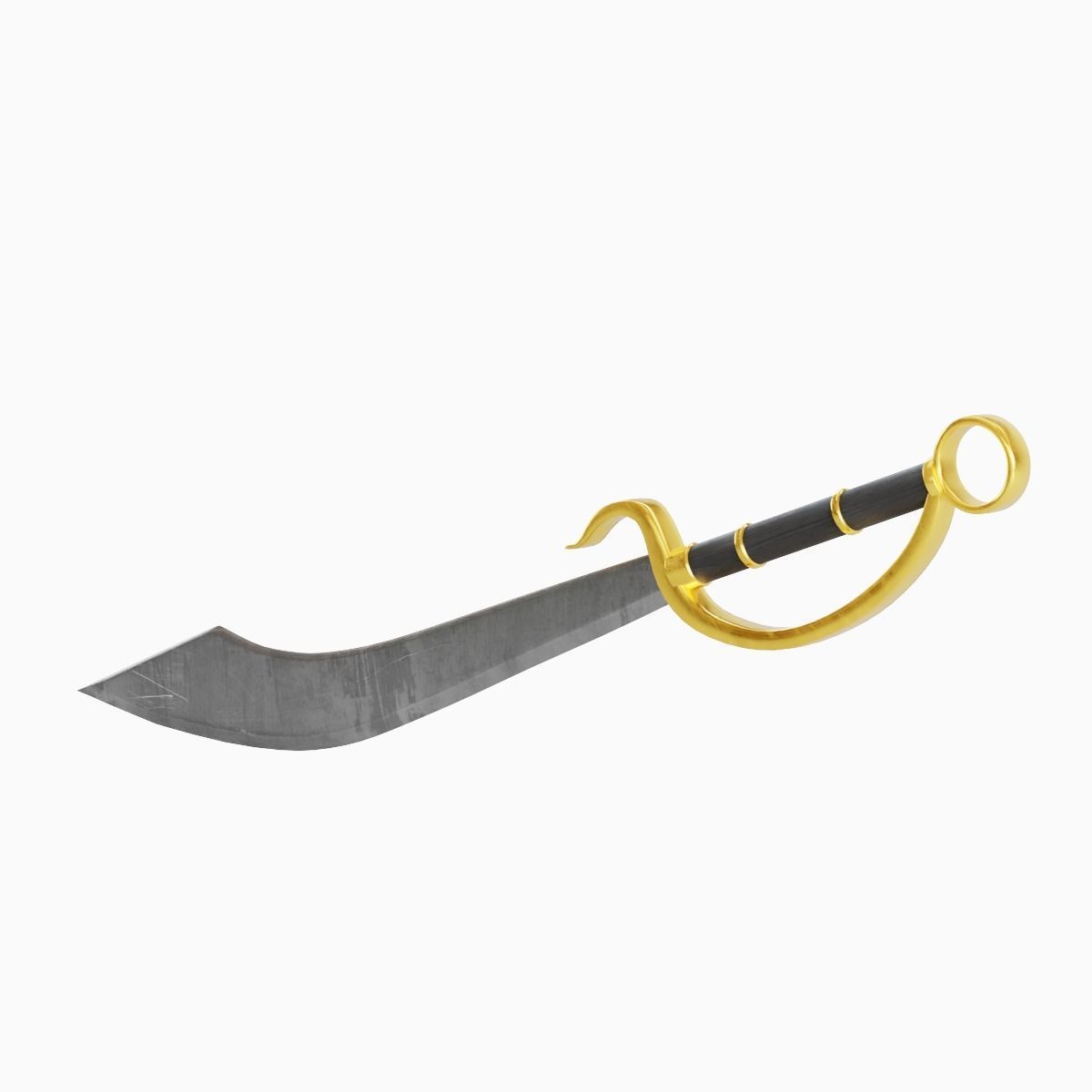 Fantasy Sword 01 3D model_3