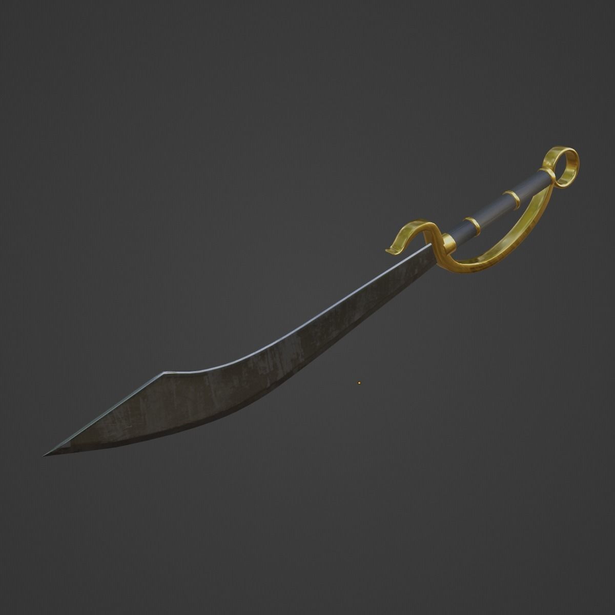 Fantasy Sword 01 3D model_6