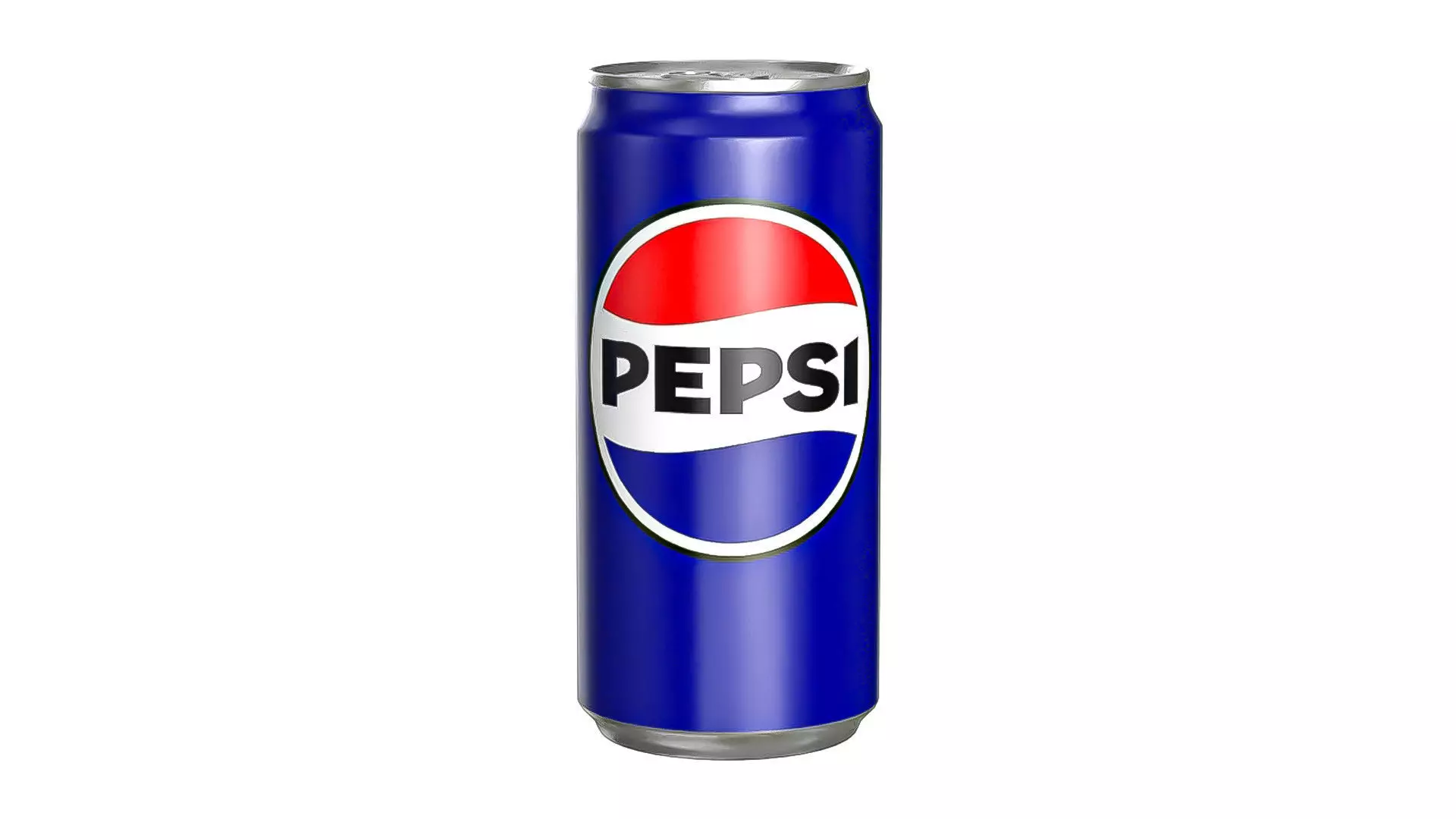 Pepsi Drink Can Sleek 250ml PBR 04 Low-poly 3D model