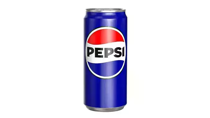 Pepsi Drink Can Sleek 270ml PBR 05 Low-poly 3D model