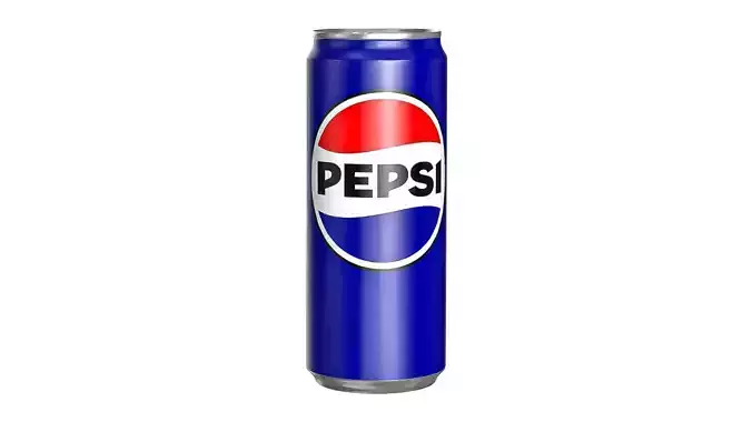 Pepsi Drink Can Sleek 310ml PBR 06 Low-poly 3D model