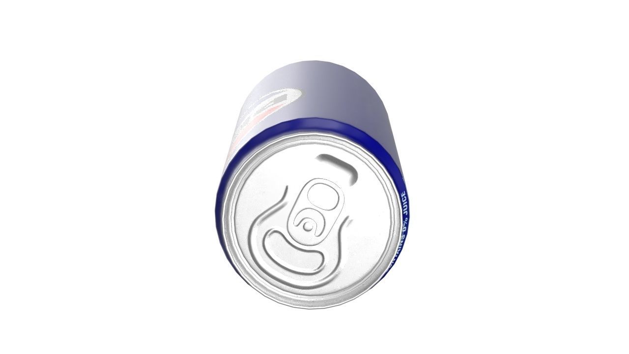 Pepsi Drink Can Sleek 310ml PBR 06 Low-poly 3D model_15