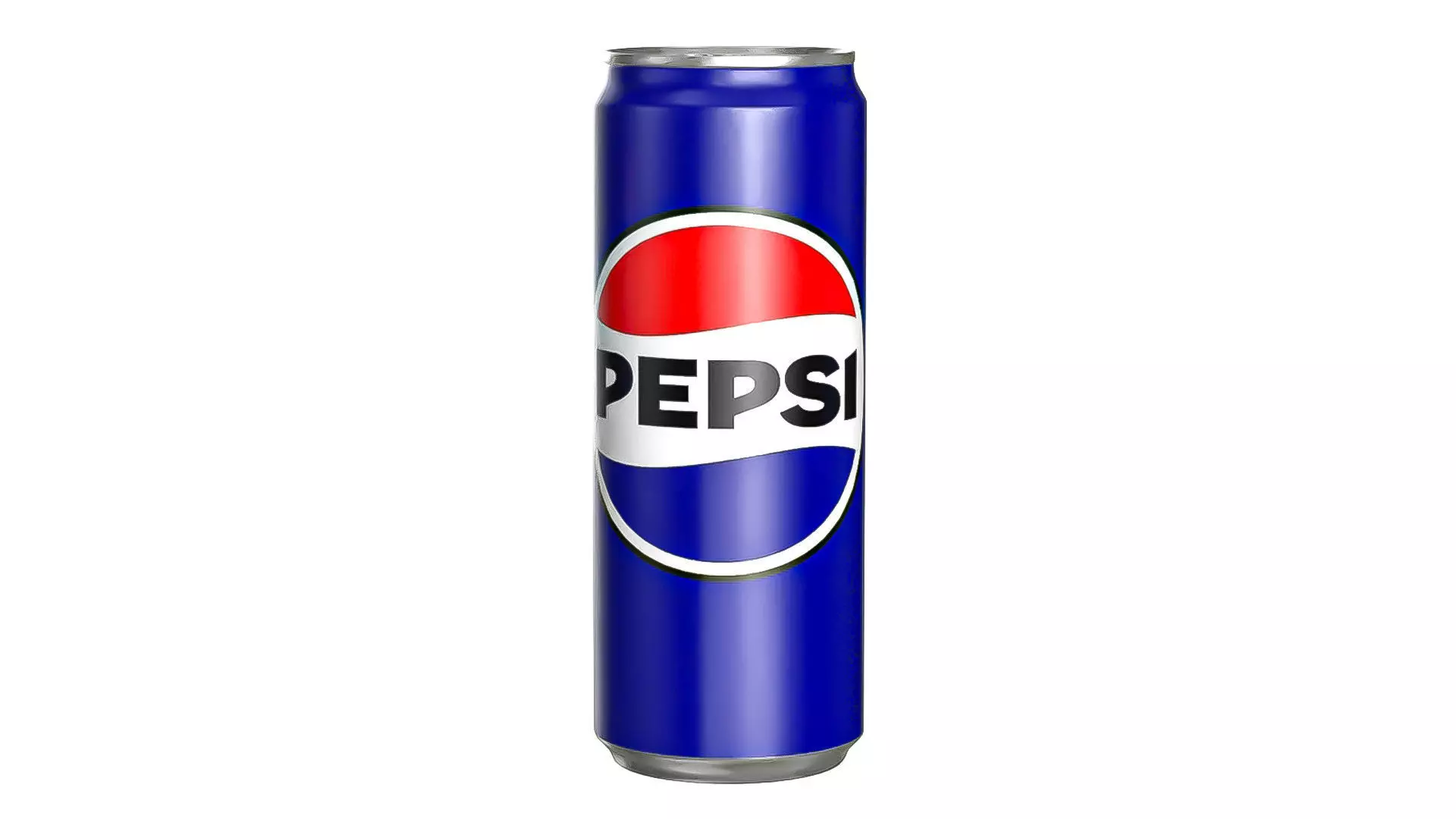 Pepsi Drink Can Sleek 330ml PBR 07 Low-poly 3D model