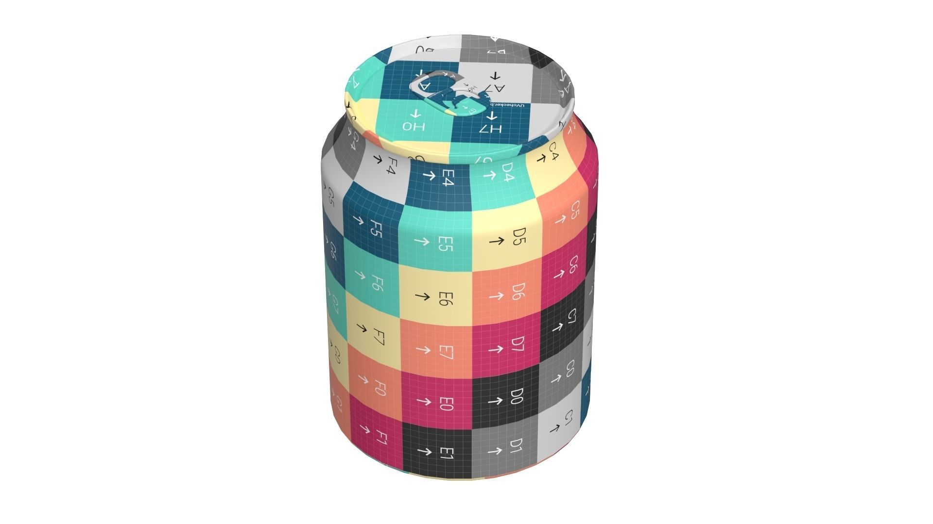 Pepsi Drink Can 250ml PBR 09 Low-poly 3D model_17