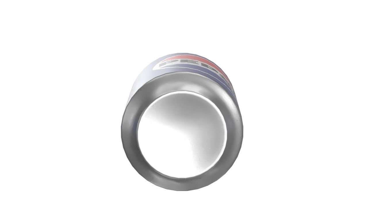 Pepsi Drink Can 250ml PBR 09 Low-poly 3D model_15