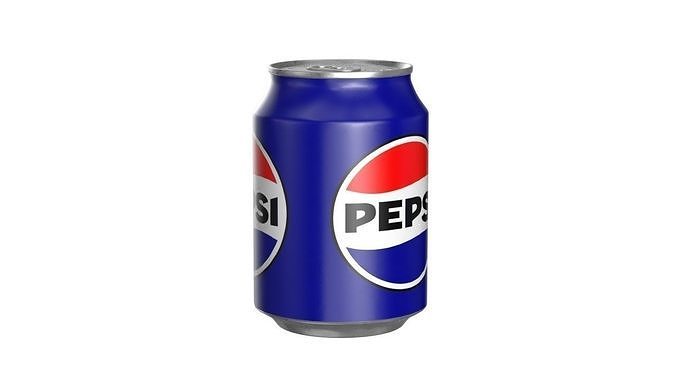 Pepsi Drink Can 250ml PBR 09 Low-poly 3D model 2