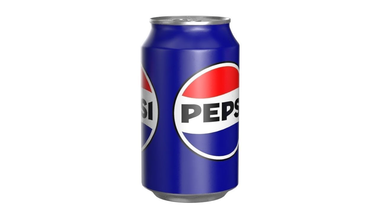 Pepsi Drink Can 330ml PBR 10 Low-poly 3D model_5