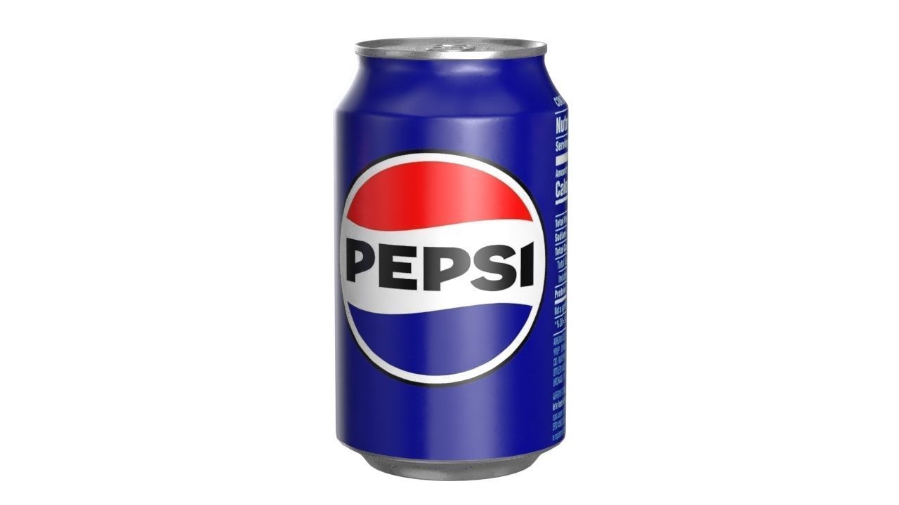 Pepsi Drink Can 330ml PBR 10 Low-poly 3D model_4