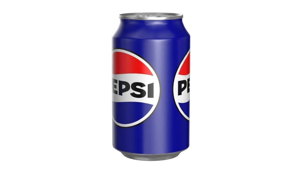 Pepsi Drink Can 330ml PBR 10 Low-poly 3D model_6