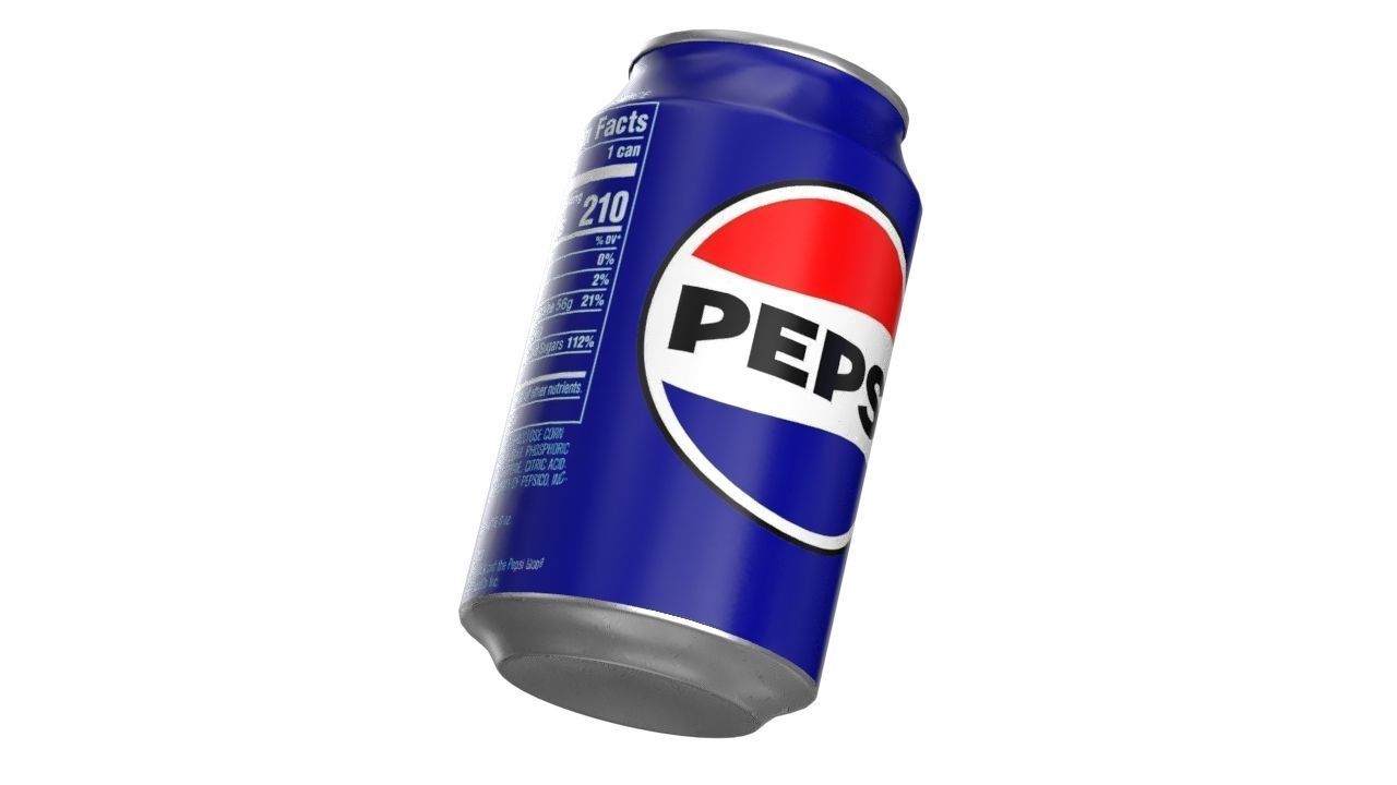 Pepsi Drink Can 330ml PBR 10 Low-poly 3D model_10
