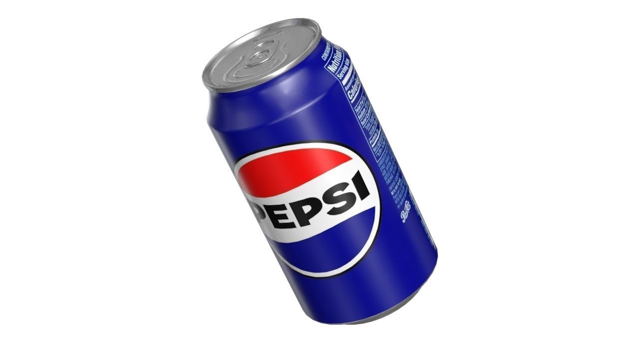 Pepsi Drink Can 355ml PBR 11 Low-poly 3D model_13