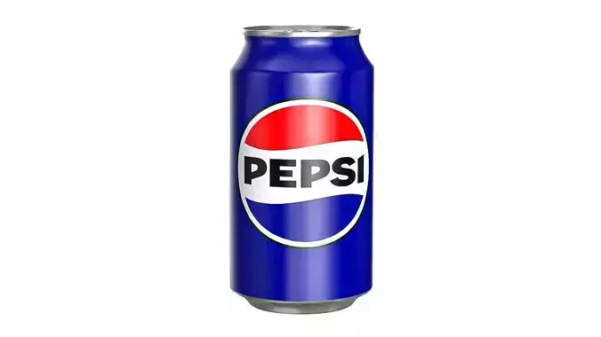 Pepsi Drink Can 355ml PBR 11 Low-poly 3D model