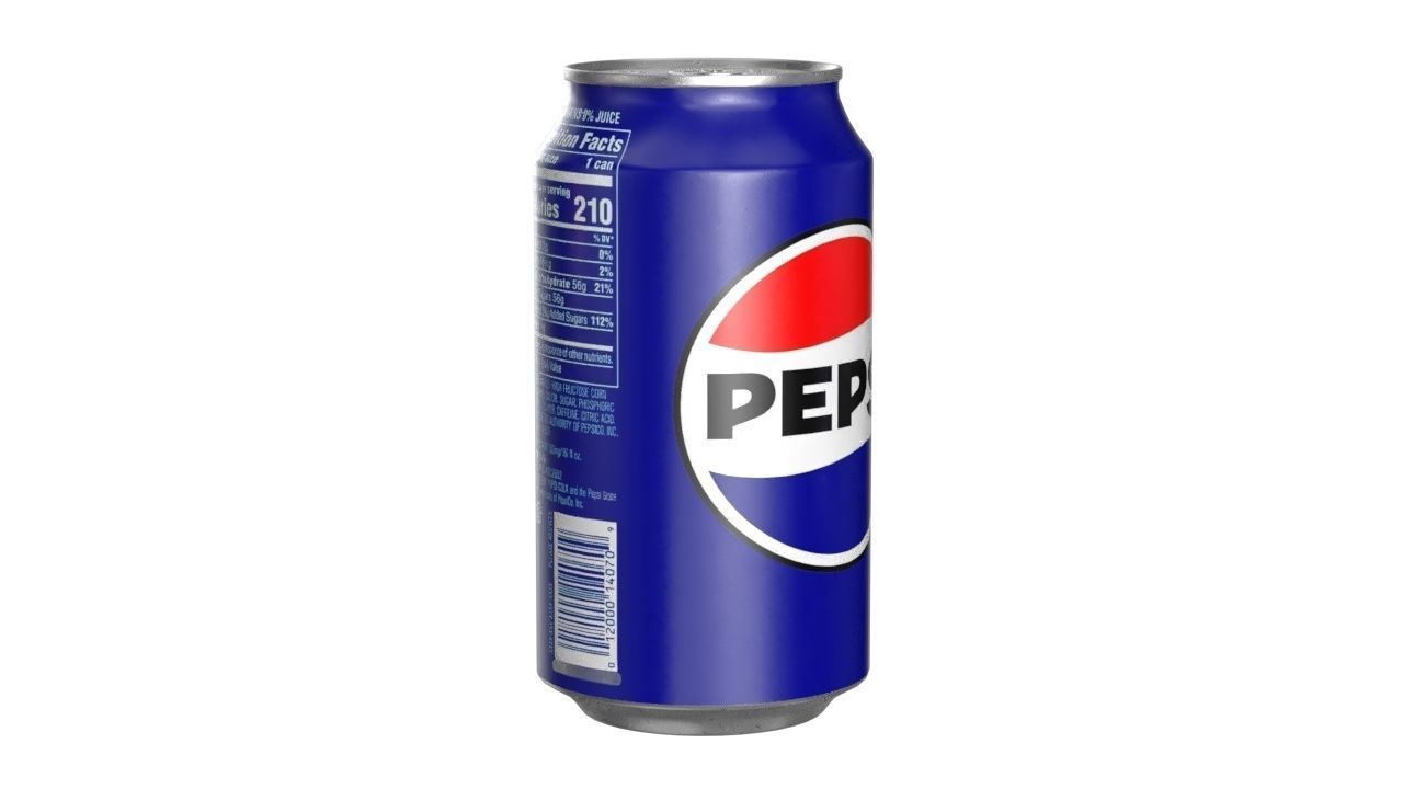 Pepsi Drink Can 355ml PBR 11 Low-poly 3D model_1