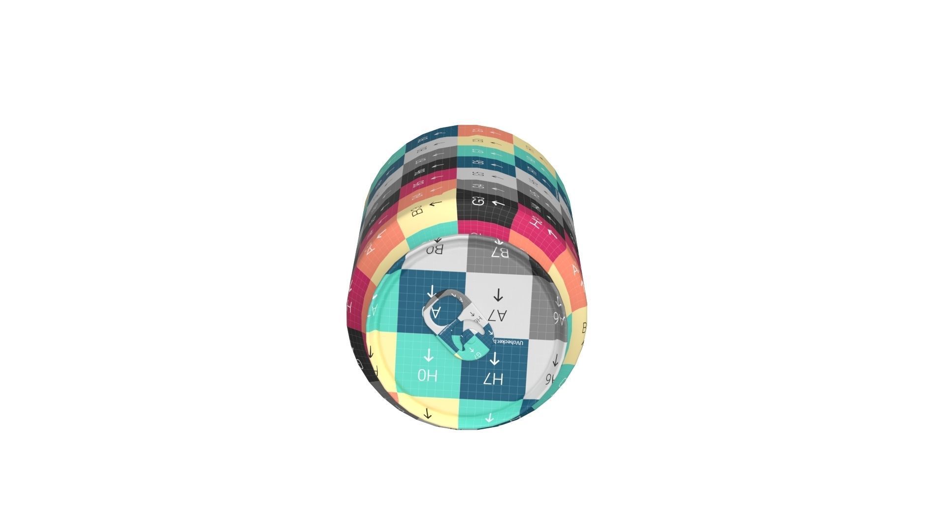 Pepsi Drink Can 355ml PBR 11 Low-poly 3D model_18