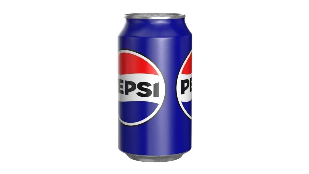 Pepsi Drink Can 355ml PBR 11 Low-poly 3D model_6