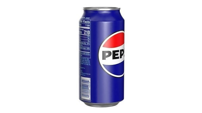 Pepsi Drink Can 375ml PBR 12 Low-poly 3D model 2