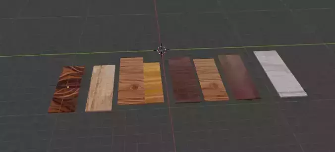 Flooring planks collection for games and animation