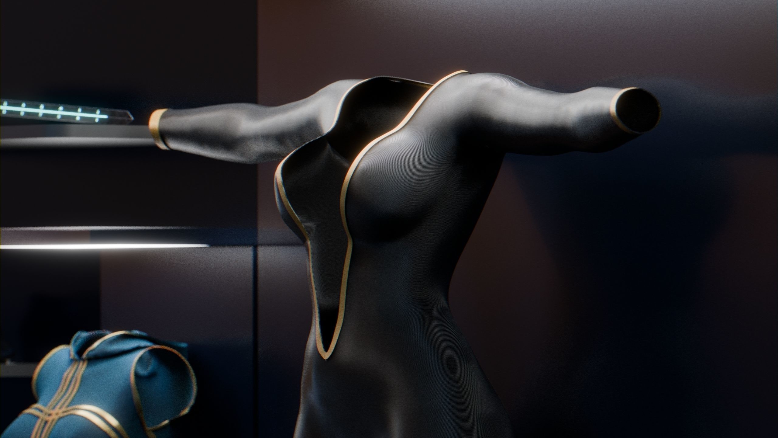 Female Warrior Character Pack Game Ready Fireheart Low-poly 3D model_7