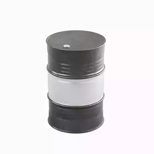Steel Barrel 04 3D model