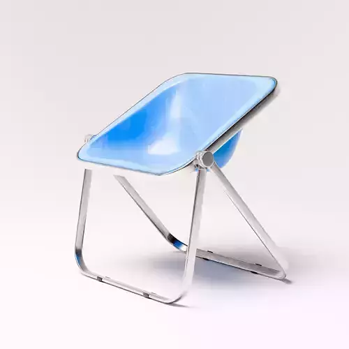 Plona Folding Chair Low-poly 3D model