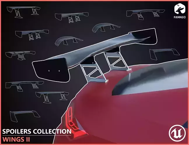 WINGS II - Spoilers Collection - Unreal Engine