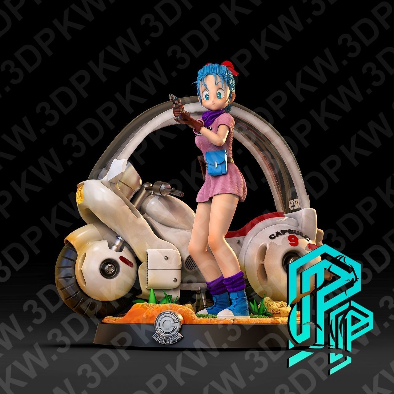 Bulma Base 3D print model_5