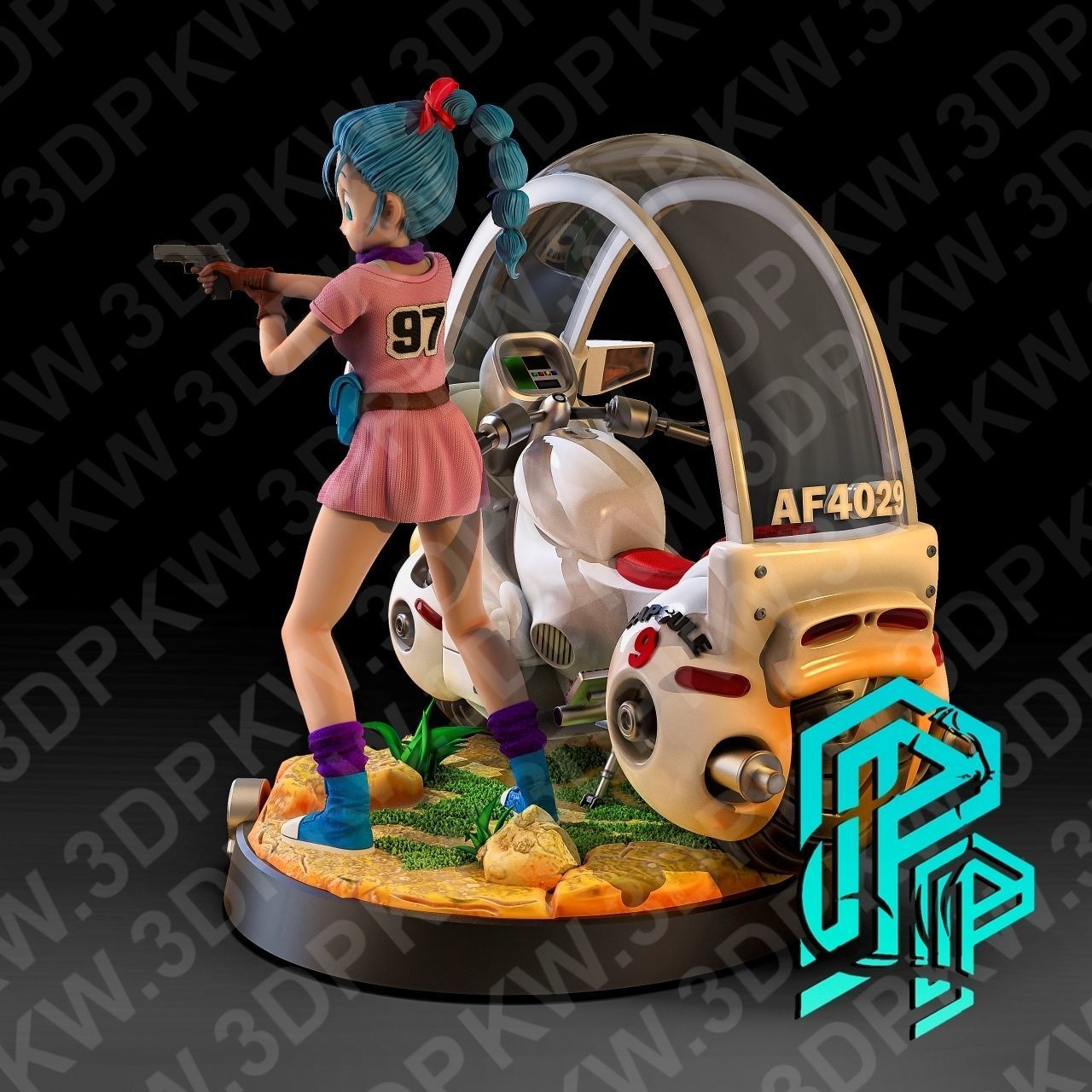 Bulma Base 3D print model_2