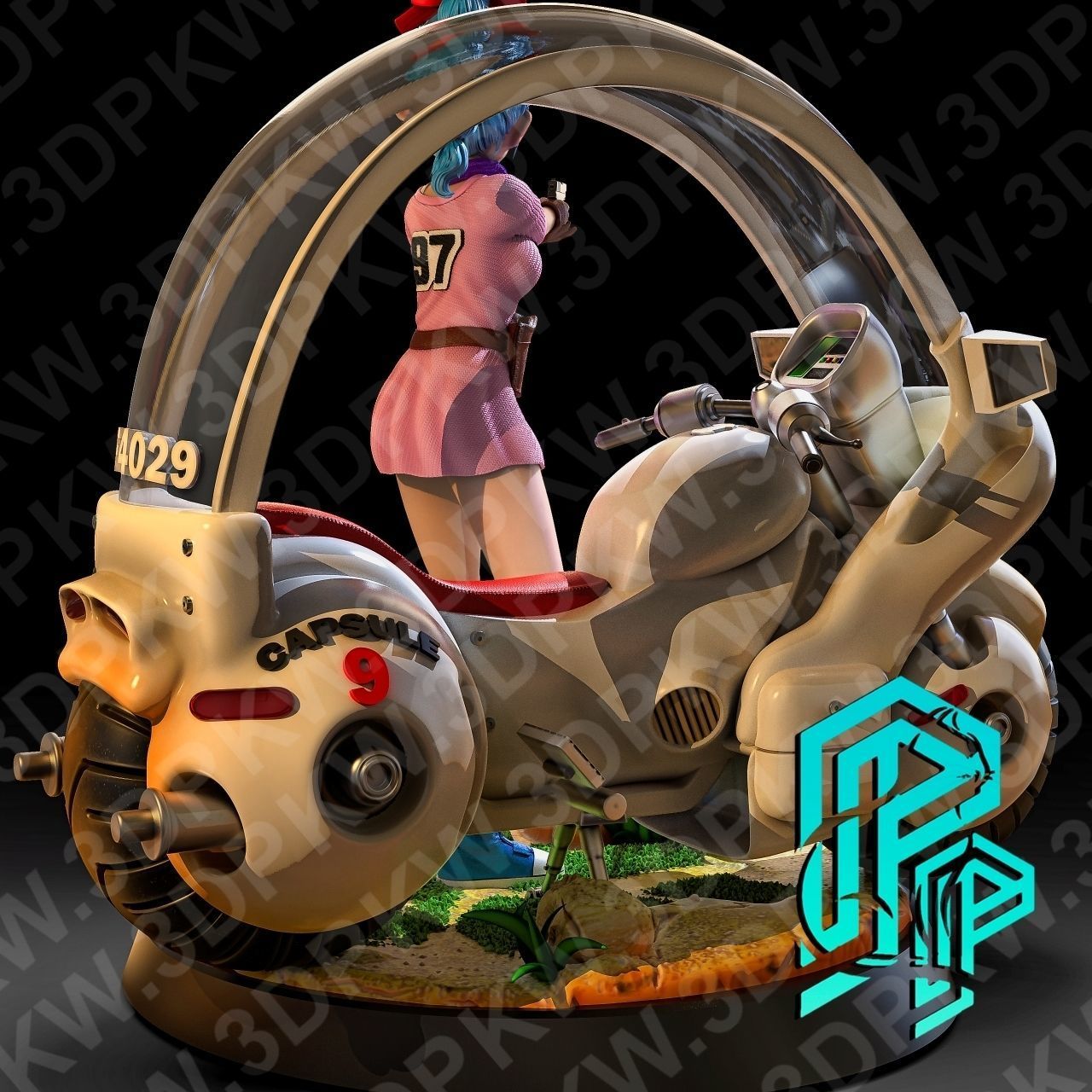 Bulma Base 3D print model_3