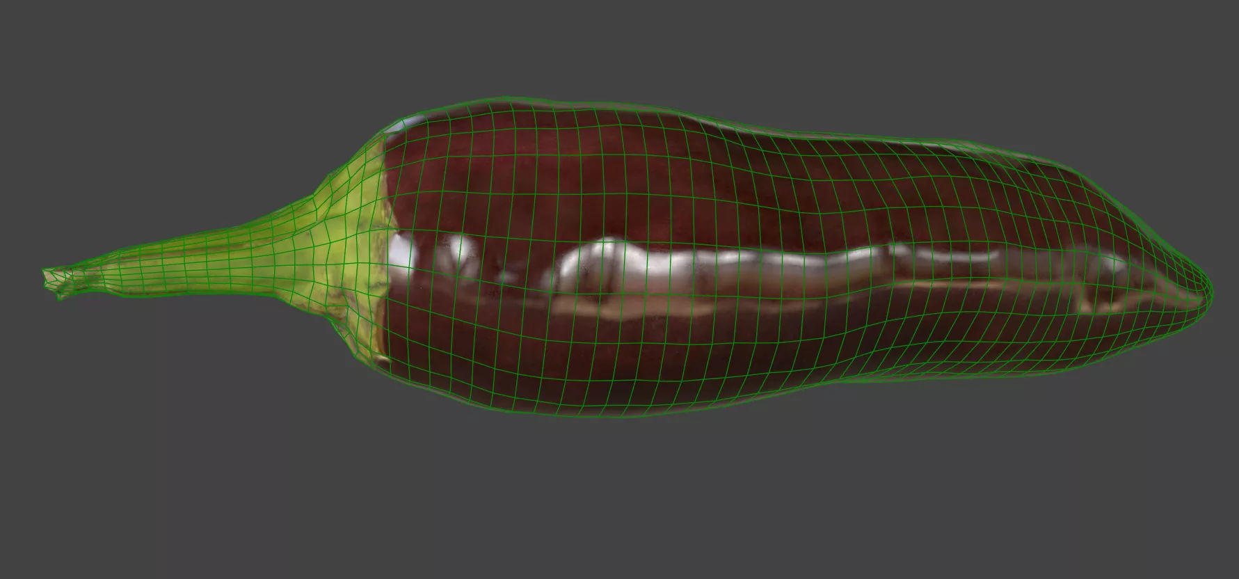Jalapeno 3D model_6