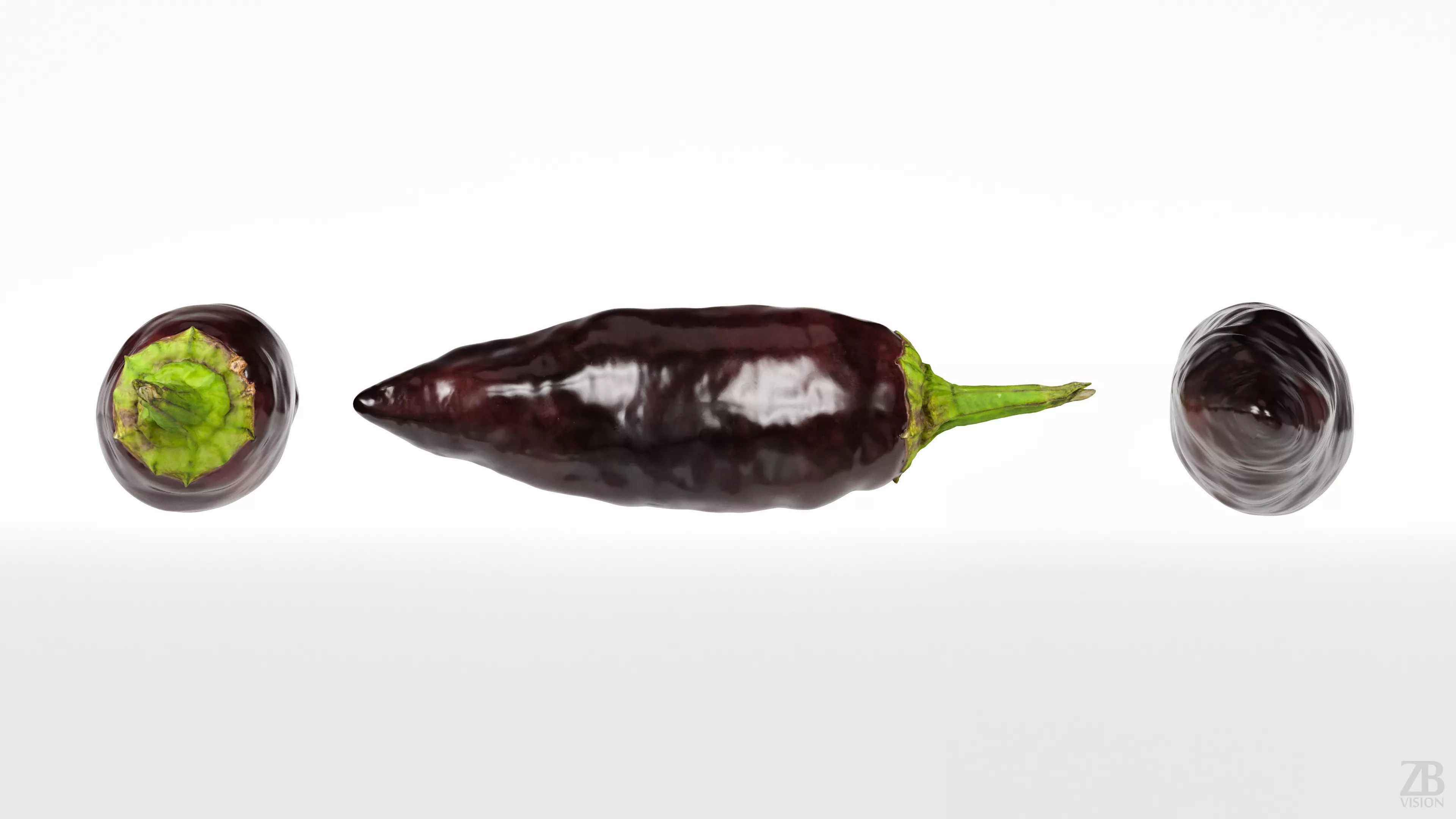 Jalapeno 3D model_4