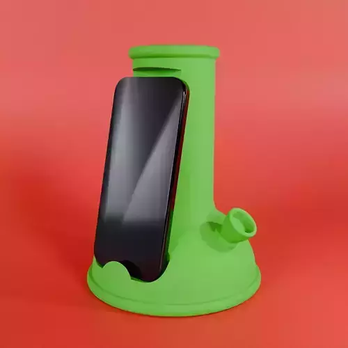 Bong-Shaped Phone Stand