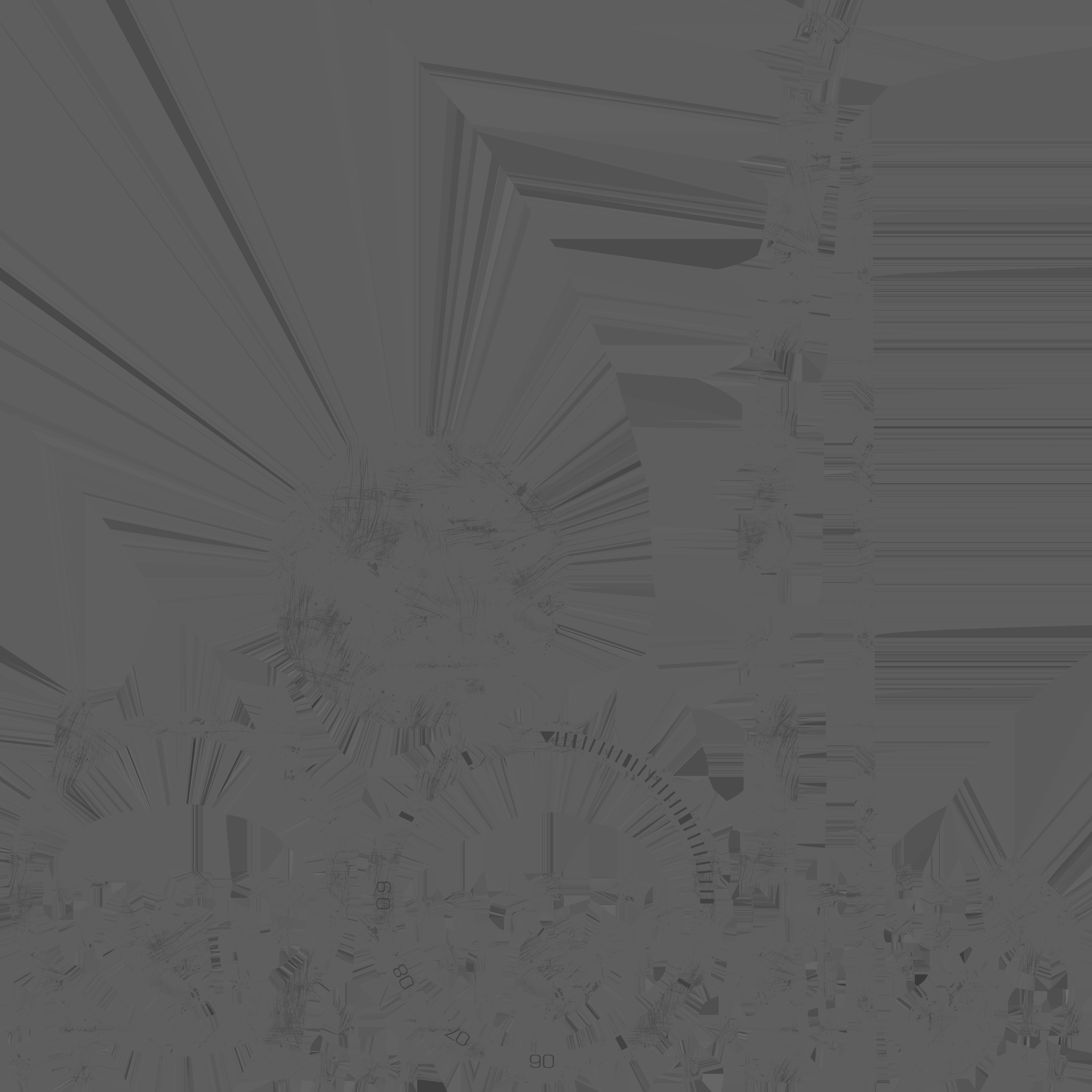  metal watch Low-poly 3D model_28