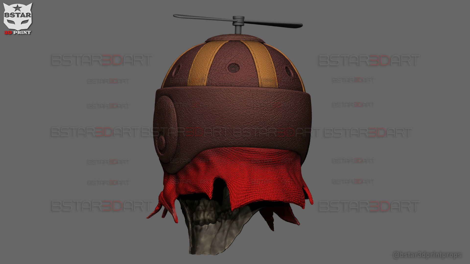 Headpool Mask - Deadpool and Wolverine movie - Marvel comic 3D print model_4