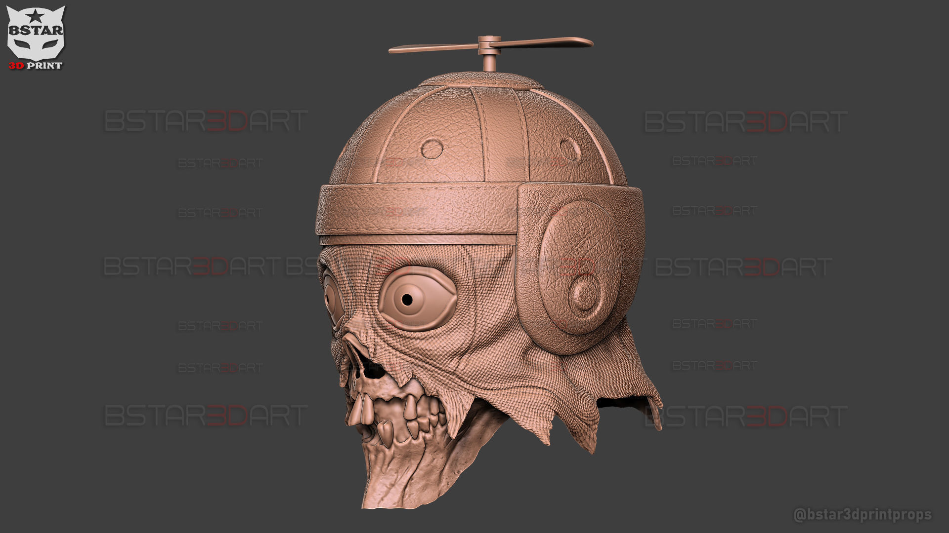 Headpool Mask - Deadpool and Wolverine movie - Marvel comic 3D print model_10