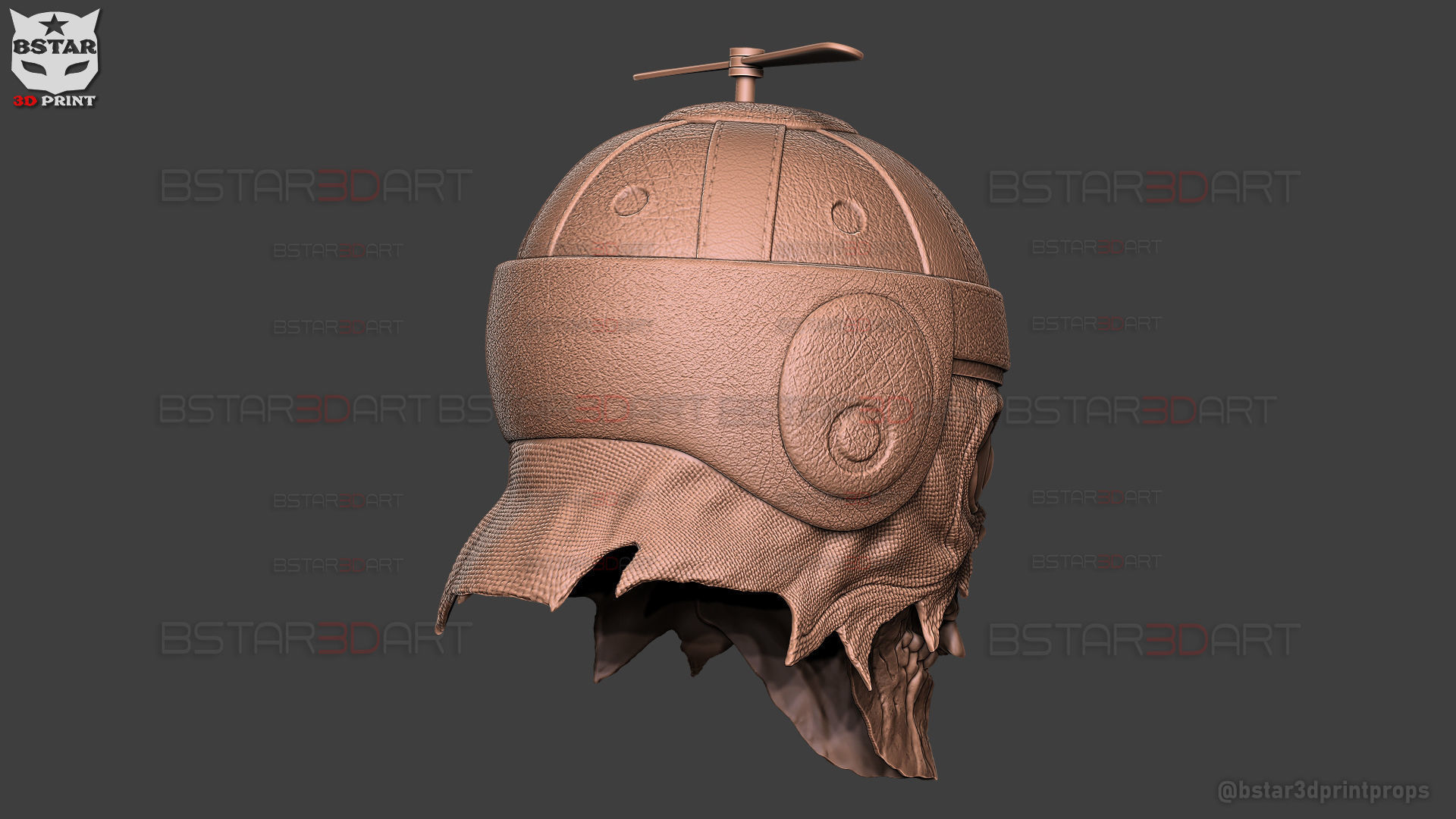 Headpool Mask - Deadpool and Wolverine movie - Marvel comic 3D print model_14