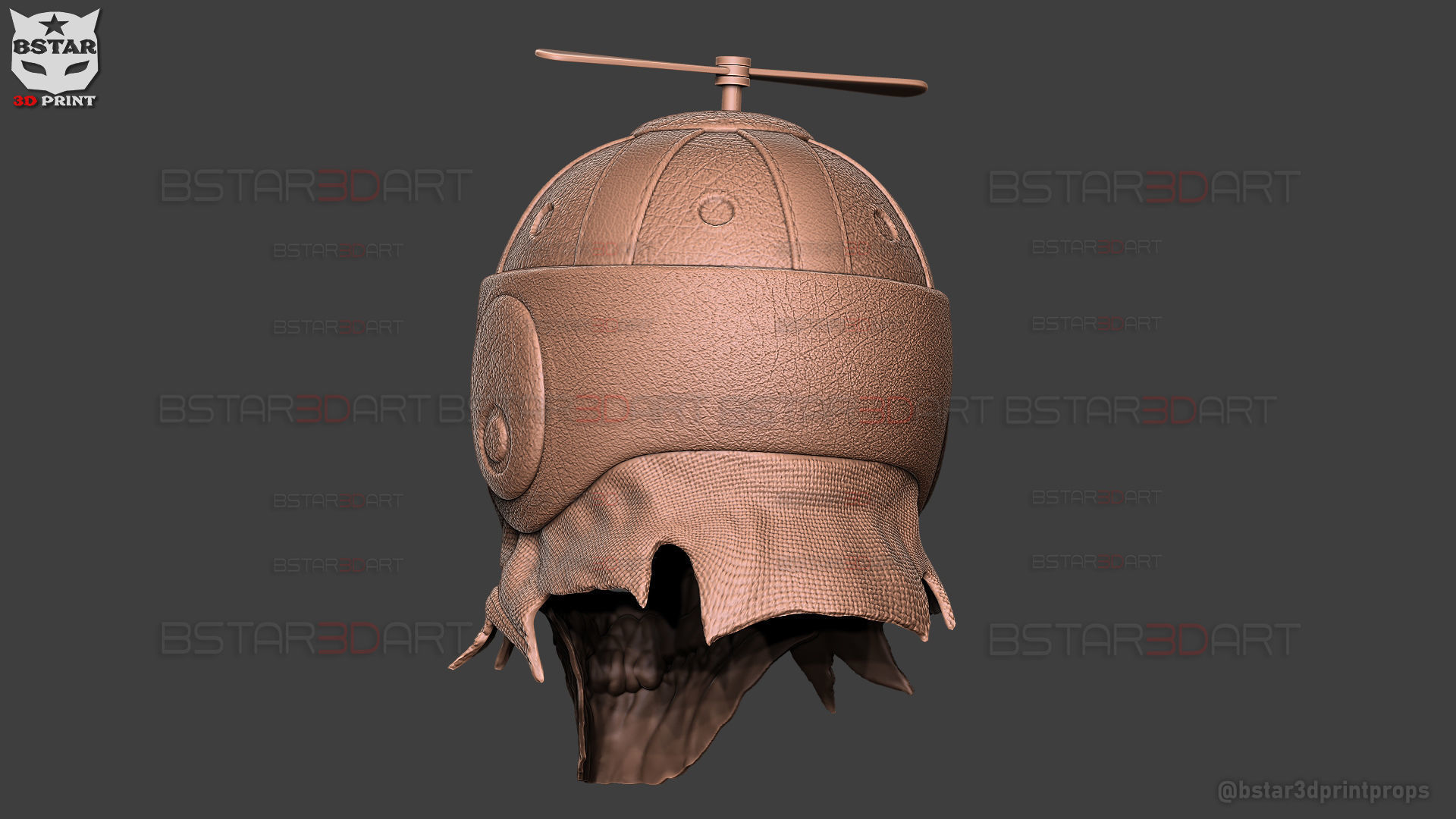 Headpool Mask - Deadpool and Wolverine movie - Marvel comic 3D print model_12